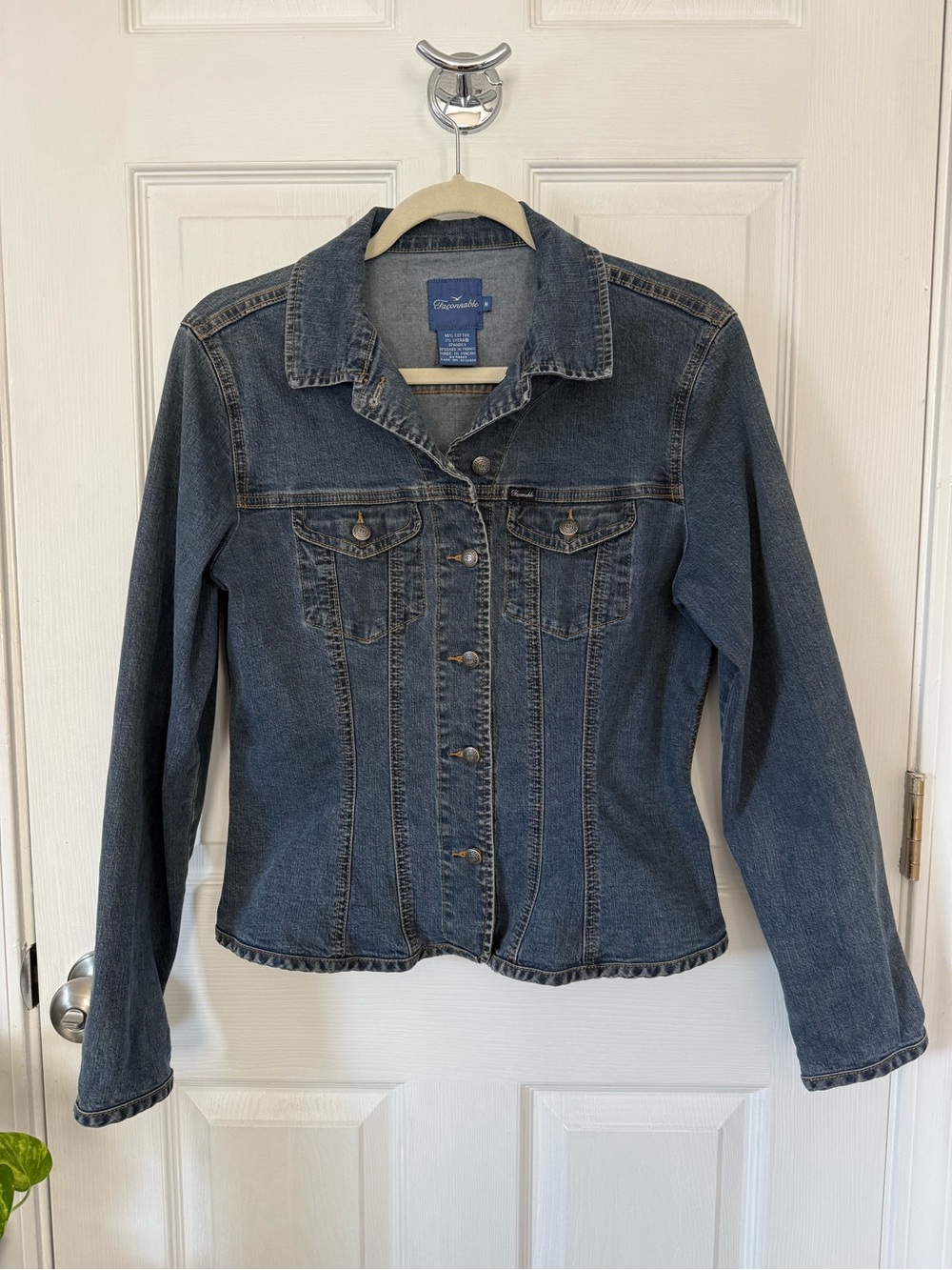 Faconnable Dark Blue Denim Jacket